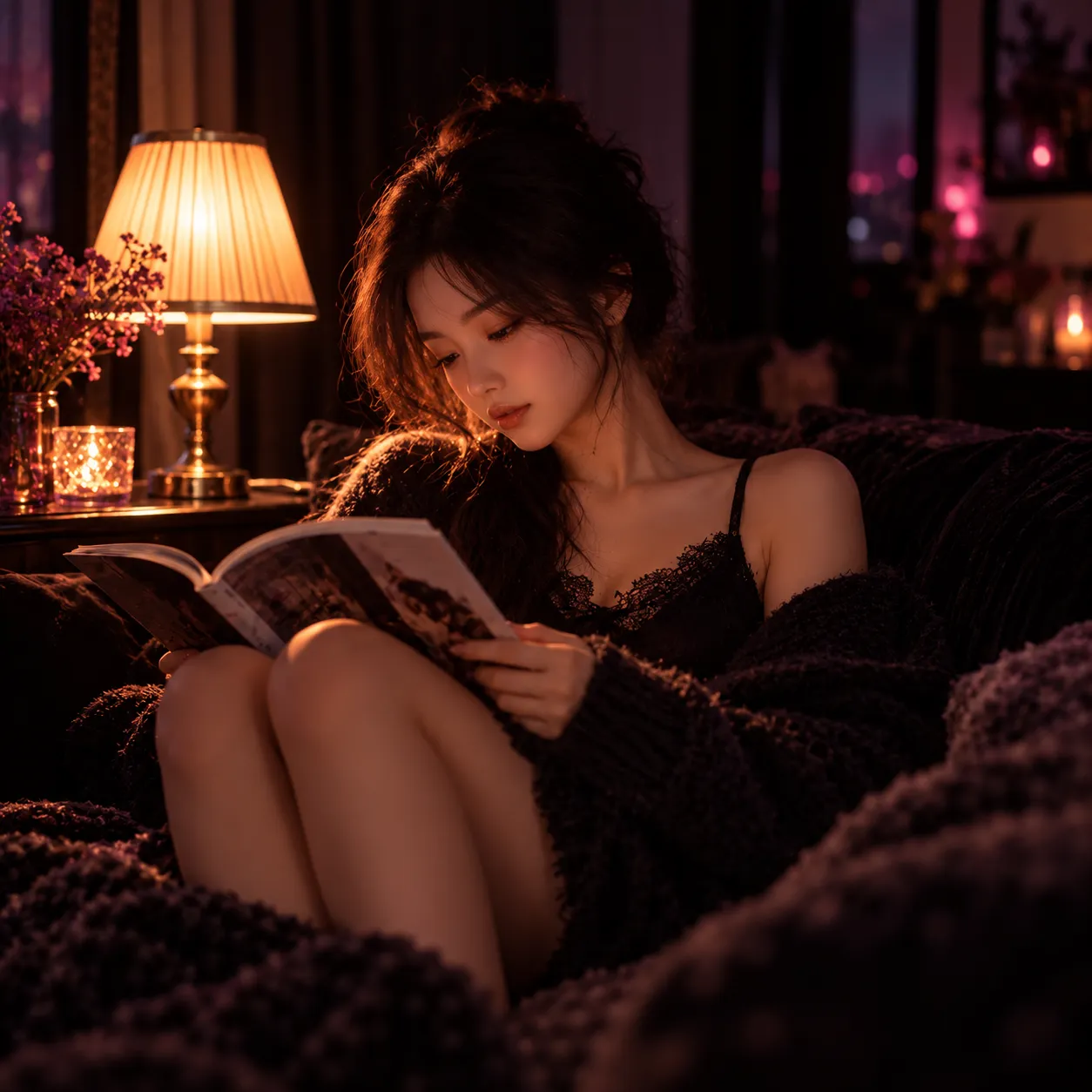 黄昏五分钟：逆光剪影与屋顶晚霞主题封面